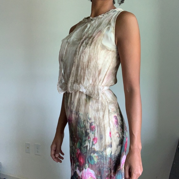 Silk floral dress - Picture 7 of 7